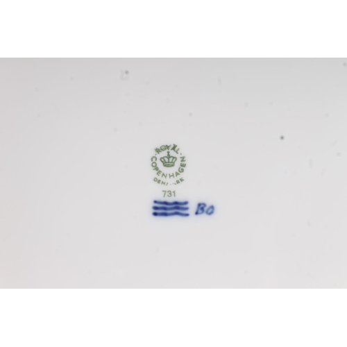 206 - Royal Copenhagen blue and white plate and similar cup (2)