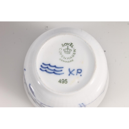 206 - Royal Copenhagen blue and white plate and similar cup (2)