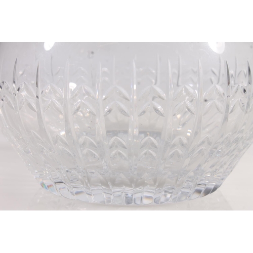 209 - Large glass fruit bowl, W26cm.