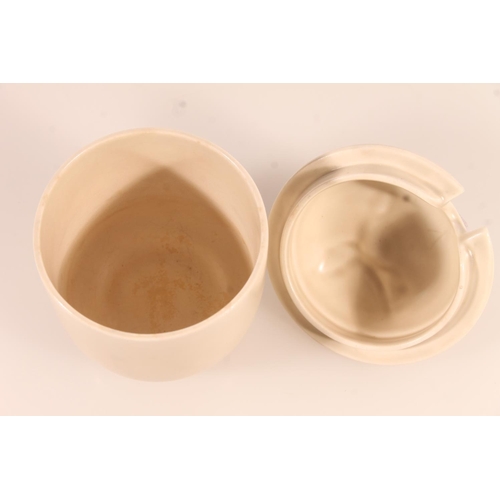 233 - Clarice Cliff pottery jam pot, H12cm.