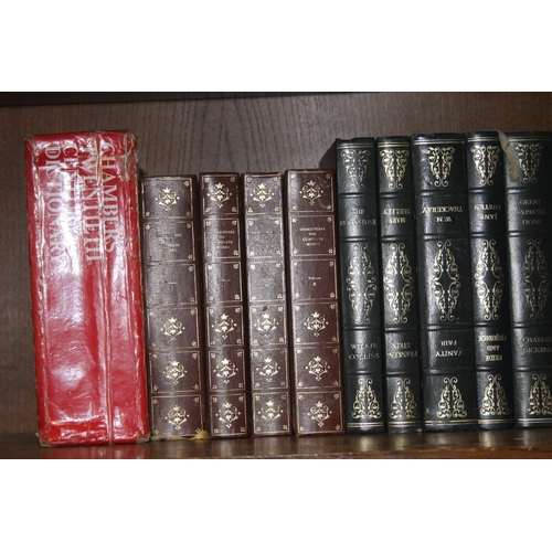 243 - Shelf containing novels.