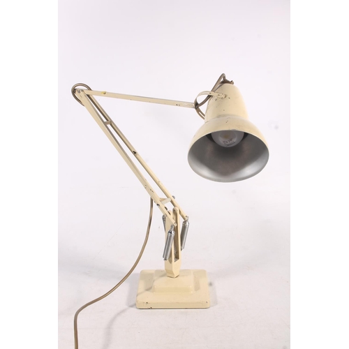 85 - Cream painted angle poise lamp.