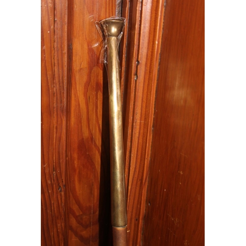 245 - Brass hunting horn.