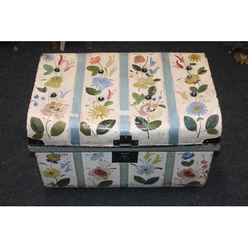 730A - Hand painted trunk.