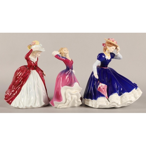 225 - Three Royal Doulton figures Melissa HN2467, Mary HN3375 and another (3)