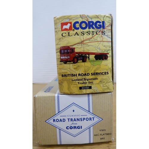 10 - Collection of boxed Corgi diecast models to include Classics range 97329 Bedford O articulated, Brit... 