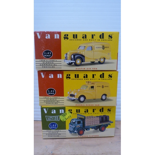 17 - Six Corgi Vanguards diecast models to include VA53000 yellow-black Triumph Dolomite Sprint, VA52000 ... 