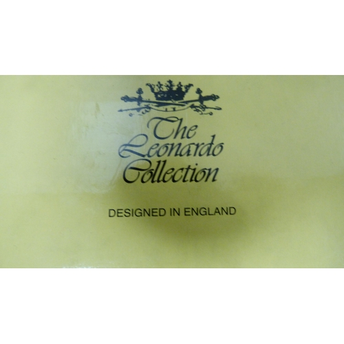 19 - Three boxed Leonardo Collection models to include two shire horses and a Border collie.  (3)