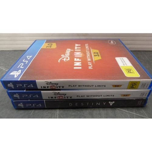 69 - Carton containing console and other games to include PS4, PC and other platforms.