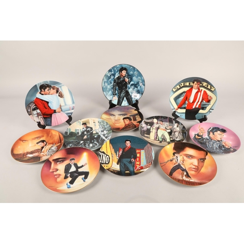 349 - Collection of Elvis Presley collector plates