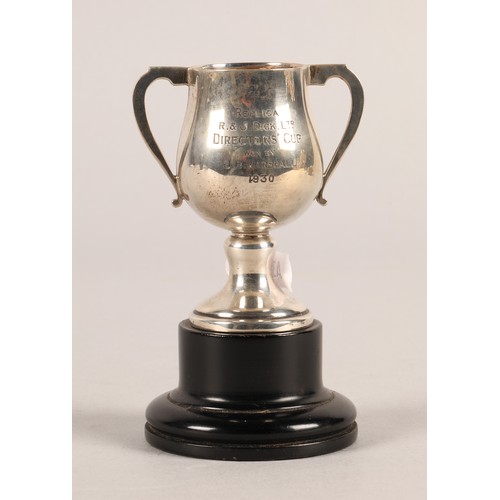 234 - Silver cup, Birmingham 1927, 45g