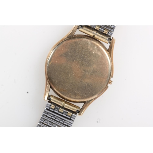 537 - 9ct gold Bentima star gents wristwatch.