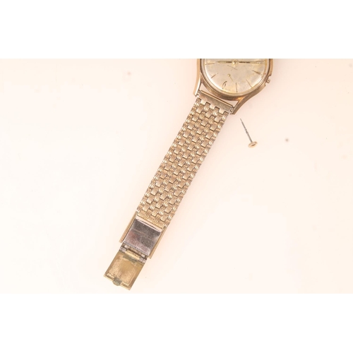 537 - 9ct gold Bentima star gents wristwatch.