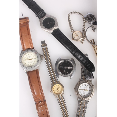 624 - Collection of vintage wristwatches, Seiko gents watch, ladies Seiko watch etc.