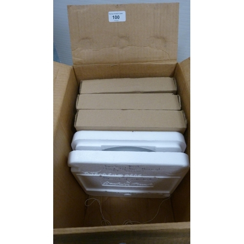 100 - Carton containing boxed collector's plates to include Bradford Exchange and Golden Year Collection. ... 