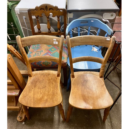 684 - Four assorted chairs