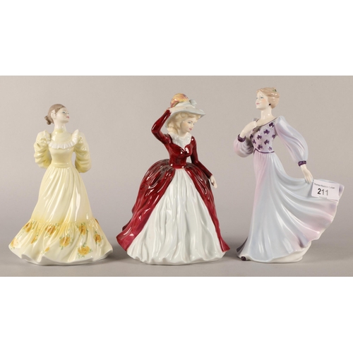 211 - Three Coalport figures, Margaret, Wendy and Enchantress (3)