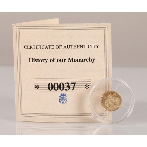 64 - 14ct gold 0.5g gold coin