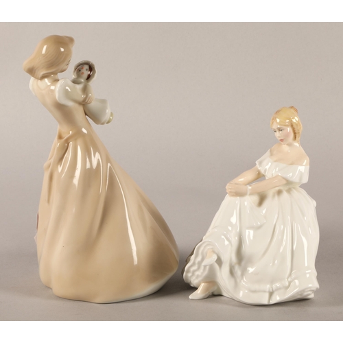 226 - Two Royal Doulton figures, Heather HN2956 also Dreaming HN3133. (2)