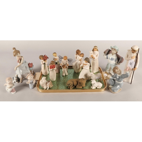 237 - Willow Tree nativity set, boxed also other other Willow Tree figures, Nao, etc