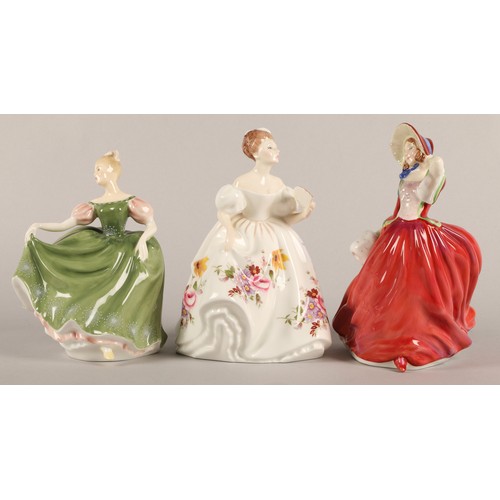 6 - Three Royal Doulton figures to include, 