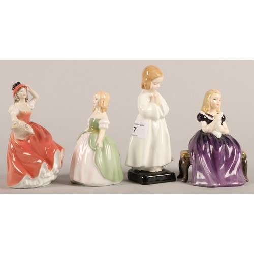 7 - Three Royal Doulton figures to include, 