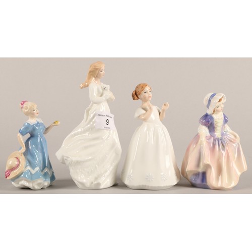 9 - Four Royal Doulton figures, to include 