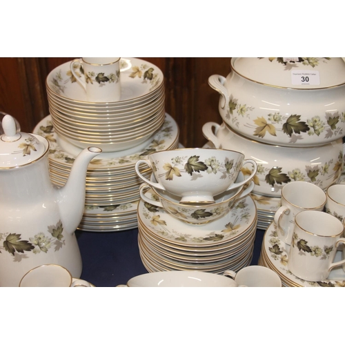 30 - Royal Doulton Larchmont dinner and coffee set.