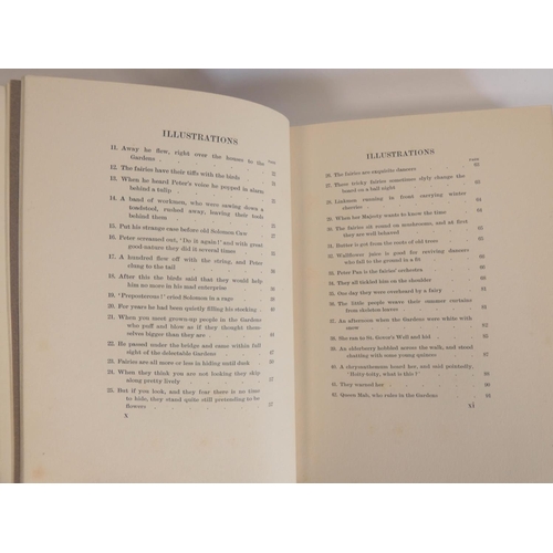 23 - RACKHAM ARTHUR (Illus).  Peter Pan in Kensington Gardens. 50 tipped in col. plates. Quarto... 