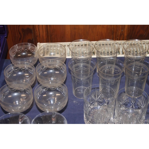 16 - Edinburgh Crystal and other glassware.