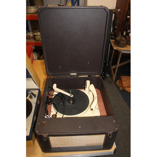 409 - Monarch cased record player.