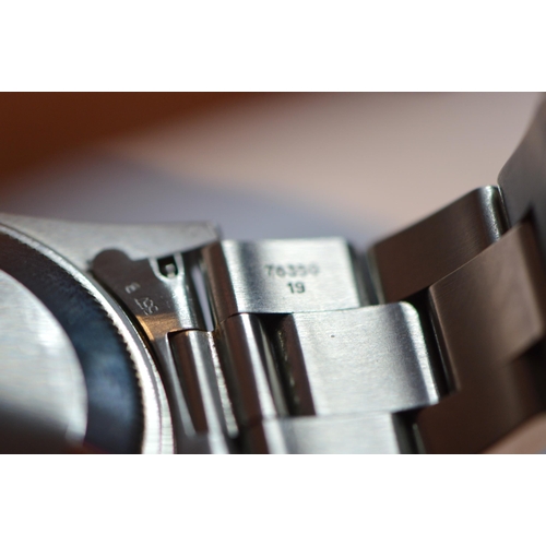 188 - Rolex Oyster Perpetual Air-King Precision gent's wristwatch, the silvered dial with baton indices, s... 