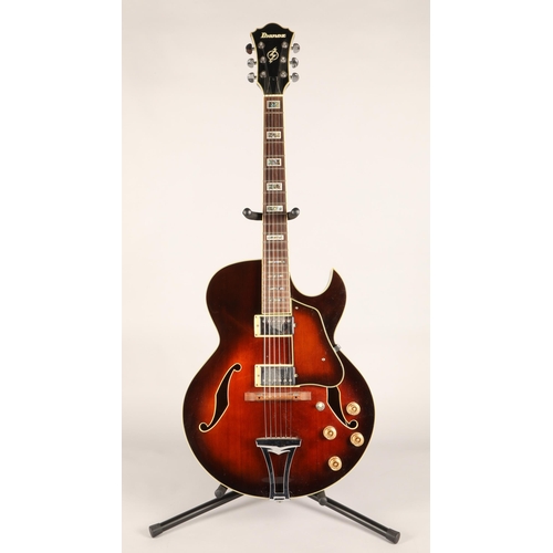 Ibanez Artcore electric guitar, model number AK85-DVS-12-01