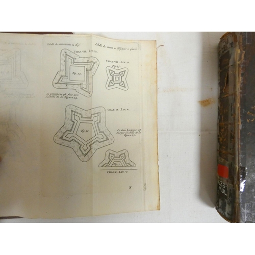 39 - MULLER JOHN.  A Treatise Containing the Elementary Part of Fortification. Eng. fldg. diag.... 