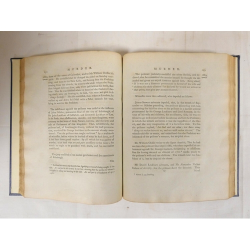 47 - ARNOT HUGO.  A Collection & Abridgement of Celebrated Criminal Trials in Scotland from AD1536 to... 