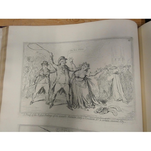 60 - GILLRAY JAMES.  The Works ... from the Original Plates with the Addition of Many Subjects Not Before... 