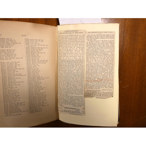 222 - ROGERS CHARLES.  Genealogical Memoirs of John Knox and the Family of Knox (1879). A defective ex lib... 