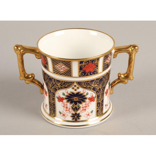 20 - Royal Crown Derby 1128 twin handled loving mug