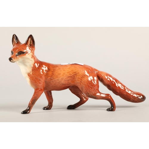 27 - Beswick fox, Length : 22cm