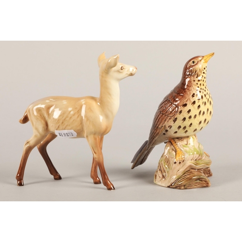 29 - Beswick Thrush and Beswick Foal