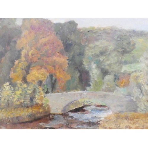 17 - AFR NisbetCumstoun BridgeSigned and dated '68, oil on board.