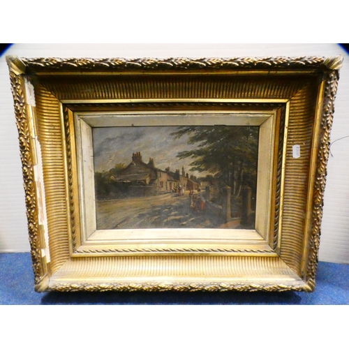 19 - P HolmesSt Martin's, PerthshireSigned, oil and acrylic, an oil by Stewart Morrison of a continental ... 