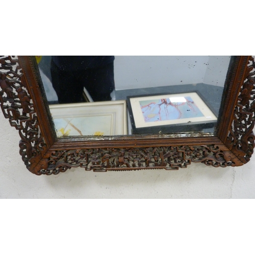 21 - 20th Century Anglo-Indian wall mirror.