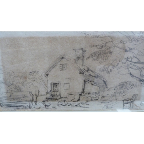 22 - After John VarleyA Cottage at Rhayada, North WalesDrawing.