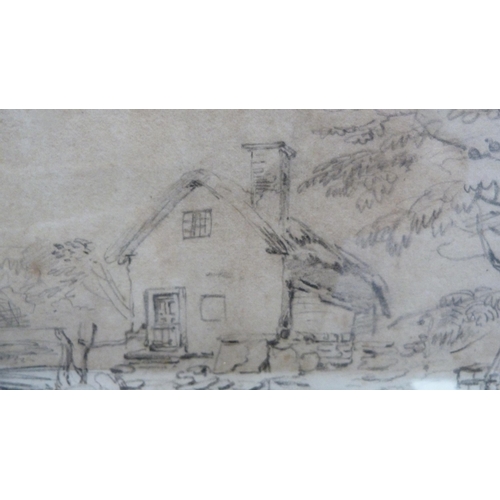 22 - After John VarleyA Cottage at Rhayada, North WalesDrawing.