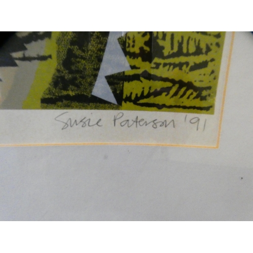 3 - Susie PatersonStormPencil signed and dated '91, limited edition artist's proof screenprint, no. 13 o... 