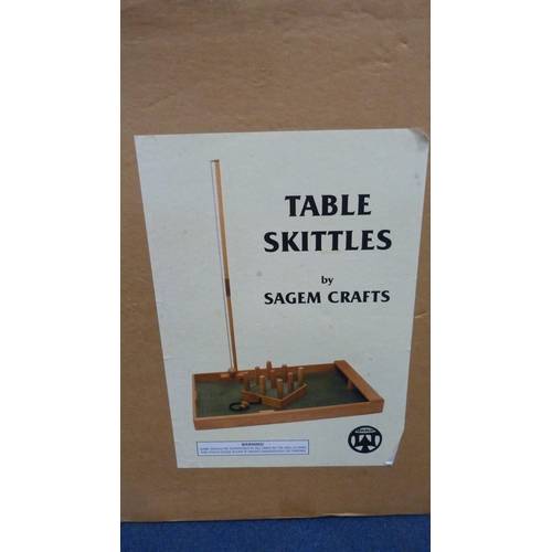 413 - Sagem Crafts table skittles, boxed.