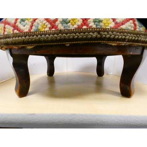 45A - Circular footstool.