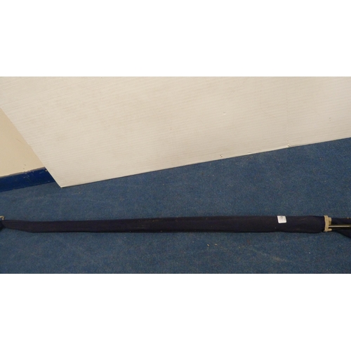 63 - Two-piece Hardy's graphite fishing rod in bag, Orvis Clearwater rod, another Orvis rod, graphite rod... 