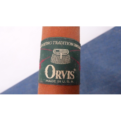 63 - Two-piece Hardy's graphite fishing rod in bag, Orvis Clearwater rod, another Orvis rod, graphite rod... 